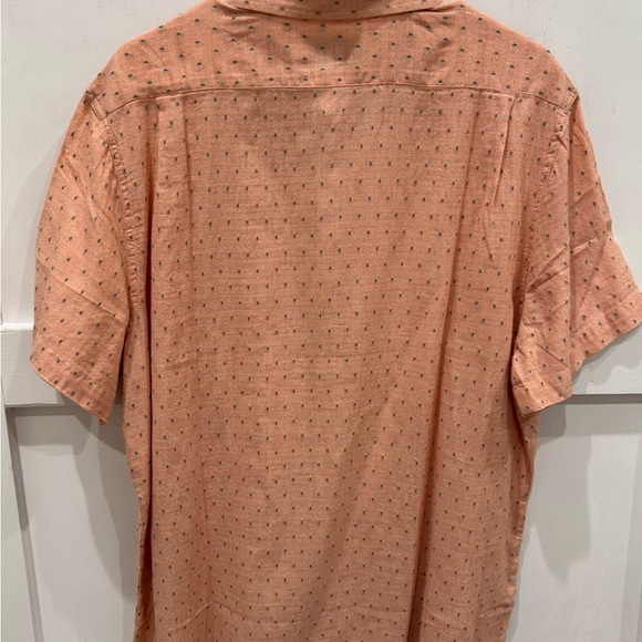 The Normal Brand Men's Coral Button Down Shirt - Picture 2 of 3